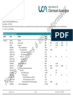 Notes Données À Titre Informatif: Notes Et Résultats