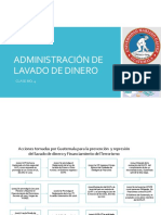 Administración de Lavado de Dinero