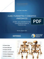 Clase: Planimetria Y Conceptos Anatomicos: Anatomia Funcional