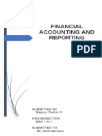 Mepua Cedric O. Financial Accounting and Reporting
