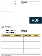 Hazzard Mapping Template