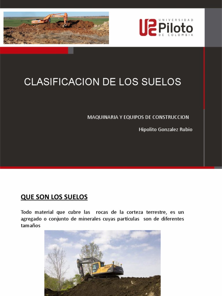 Clasificacion de Los Suelos PDF Ciencias fisicas Ciencias de la