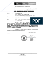 Oficio N.º 765-2023-Comasgen-Dircri Pnp/Dividcri-Sec: "Año de La Unidad, La Paz y El Desarrollo"