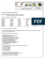 AVALIAÇÃO ACENTUAÇÃO 7ano