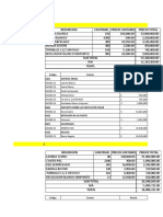 1 Descricion Cantidad Precio Unitario Precio Total: Codigo Cuenta Parcial 1401 Materia Prima