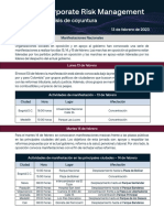 Informe de Manifestaciones 13, 14 y 15 de Febrero