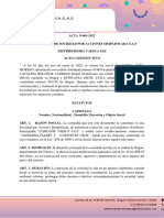 Acta 001-2022 Acta de Constitucion