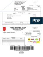 Sistema de Gestión de Calidad: Recibo de Pago de Matricula Universidad Del Tolima NIT. 890.700.640-7
