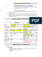 Notes on Technical Malversation and Characteristics of Criminal Law