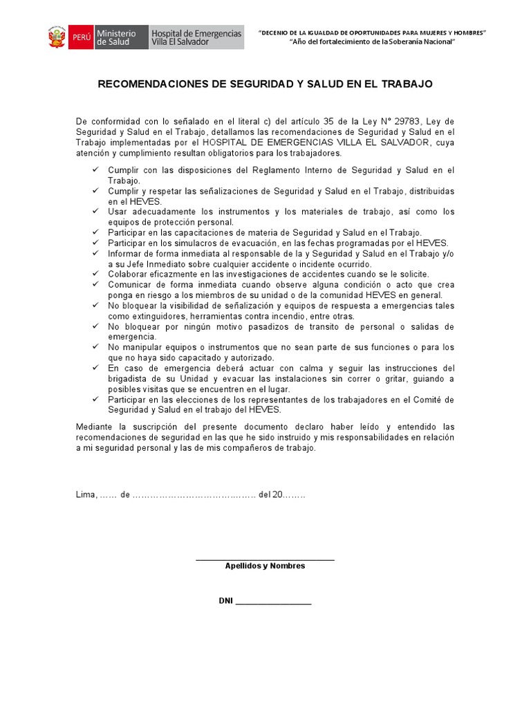 Modelo De Declaracion Jurada De No Tener Trabajo