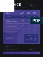 Dark Moco Simple Service Invoice Template by Websroad