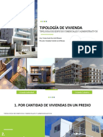 Tipología de vivienda y edificios comerciales