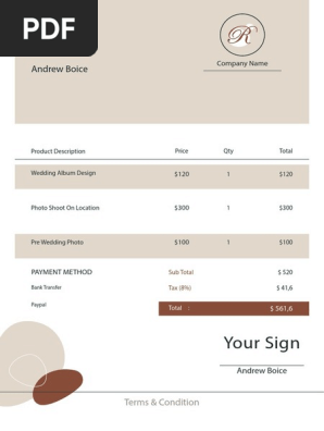 Simple Invoice Template