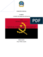 Posición Oficial Angola