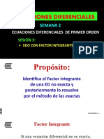 Ecuaciones Diferenciales: Semana 2