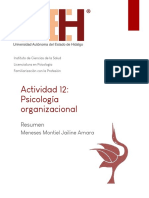 Psicología Organizacional