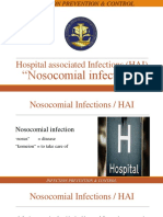 Hospital Associated Infections (HAI)