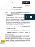Opinión 116-2022 - ENRIQUE MARTIN VERAPINTO ZEBALLOS - REDUC - DE OBRA PDF