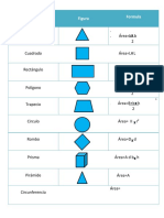 Triangulo - . Área B H 2 Cuadrado Área L L Rectángulo Área B H