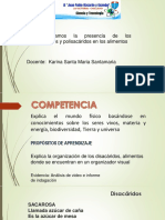 Argumentamos La Presencia de Los Disacáridos y Polisacáridos en Los Alimentos