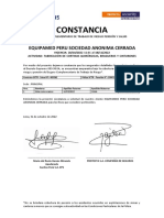 Constancia SCTR Equipamed Perú fabricación cortinas quirúrgicas