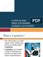 Capitalism, Free Enterprise, & Market Economy
