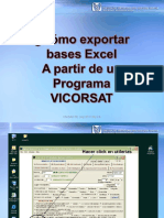 Como Exportar y Pegar Una Base Excel de Vicorsat