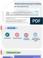 Microbiological Monitoring During Aseptic Handling