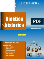 Curso de Bioetica: Bioética Histórica
