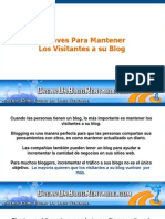 4 Claves Para Mantener Los Visitantes a Su Blog