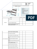 Checklist inspección andamios  caracteres