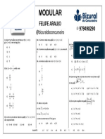 MODULAR  - MATEMÁTICA BIZURADA - AULA 18