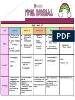 Horario 5 Años A