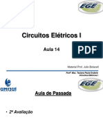 Circuitos Elétricos I: Aula 14