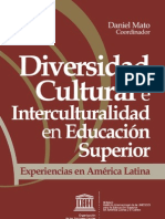Diversidad Cultural y Educacion Superior