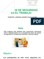 Analisis de Seguridad en El Trabajo: Ponente: Lorenzo Andres Silva Castro