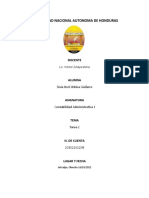 Tarea 2 - Contabilidad Administrativa I - Sinia Itzel Urbina