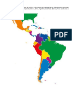 Mapa de America Latina.