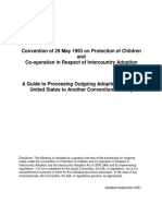 Convention of 29 May 1993 On Protection of Children and Co-Operation in Respect of Intercountry Adoption