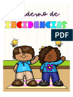 Cuaderno de incidencias 2023