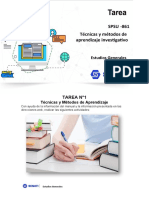 SPSU - 861 Técnicas y Métodos de Aprendizaje Investigativo: Estudios Generales Semestre I