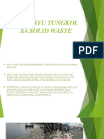Ang Isyu Tungkol Sa Solid Waste
