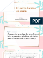 Unidad 1: Cuerpo Humano en Acción: 8° Básico Profesora Samantha Osorio