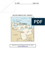 PERU-VENEZUELA Balanza Comercial Ult. Pto