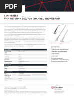 C70 Series VHF Antenna 360-720 Channel Broadband