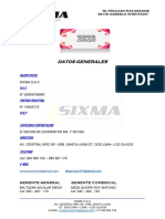 Datos Generales: Razon Social R.U.C Partida Registral R.N.P Capacidad Contratacion Direccion Telefono E-Mail