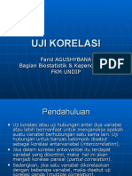 Uji Korelasi