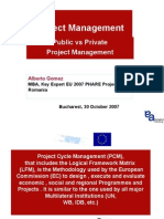 Project Cycle Management Presen CODECS ROMANIA Private Public Oct 07