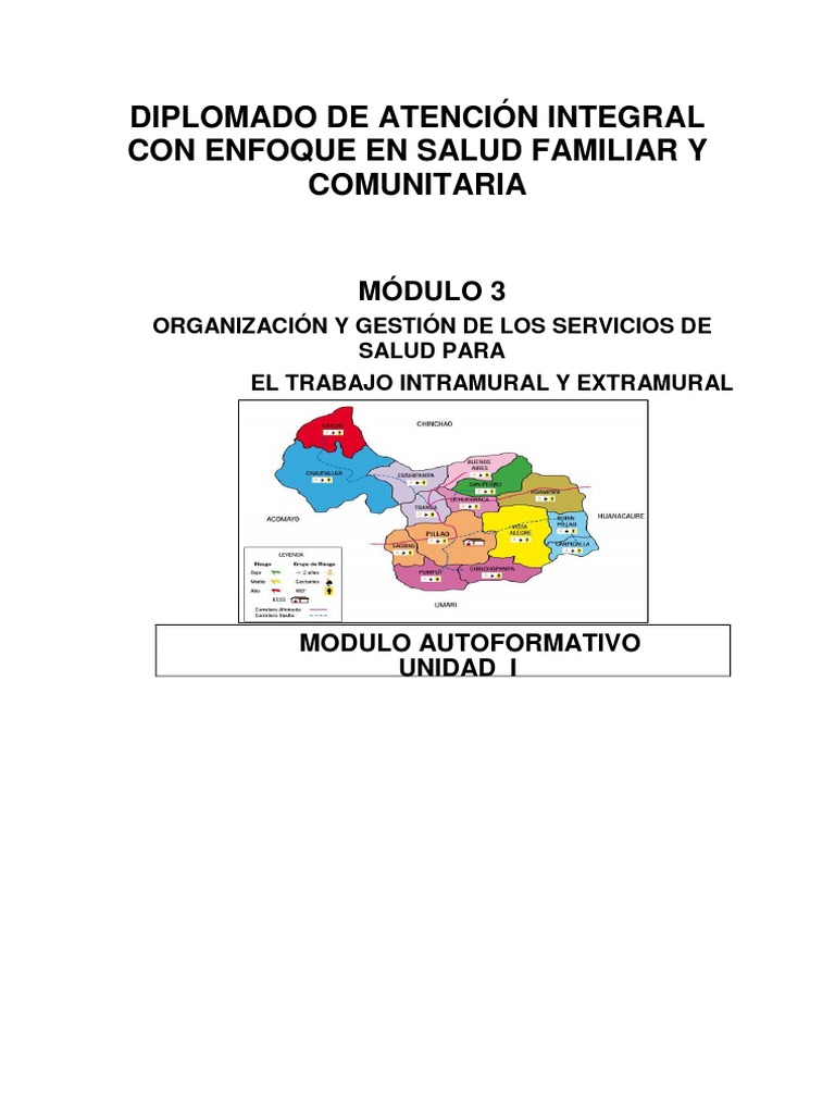 Modulo 3 Profam | PDF | Planificación | Medicina Familiar