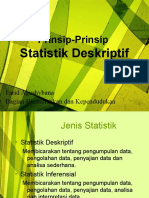Prinsip-Prinsip Statistik Deskriptif